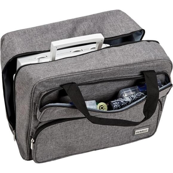 Sewing Machine Carrying Case, Universal Tote Bag with Shoulder Strap - Picture 3 of 7